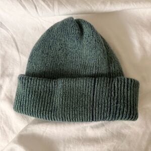 Cashmere Green Knit Beanie - Loro Piana Yarn